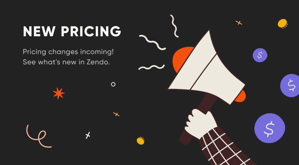 New pricing in Zendo - header image