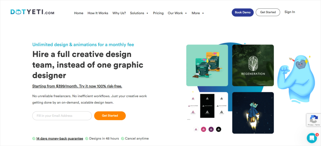 #10 best unlimited graphic design service - DotYeti