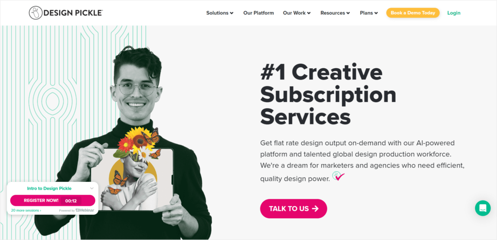 #11 best unlimited graphic design service - Design Pickle